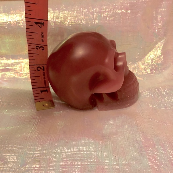 Hand poured 💀skull candle 🕯Black Cherry scent🍒 - Picture 5 of 6